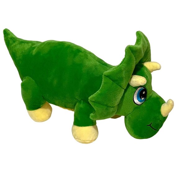 Walgreens Triceratops Dinosaur Valentine Plush 14" Love Friendship Big Eyes - Picture 4 of 8